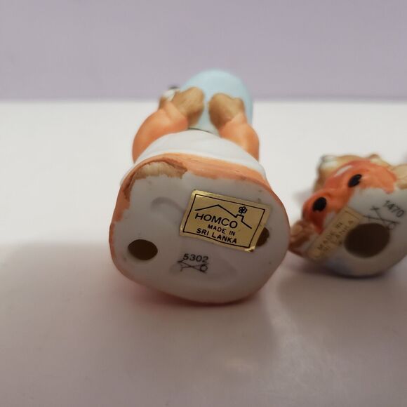 Homco Mom Dad Baby Christmas Morning Bears Figurines Home Decor Lot Of 3 - Picture 7 of 8